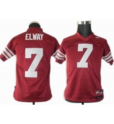 youth ncaa Standford Cardinals 7 Elways Red