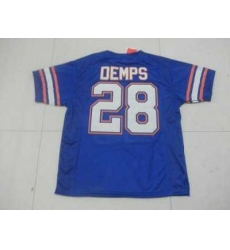 Gators #28 Jeff Demps Blue Embroidered NCAA Jersey