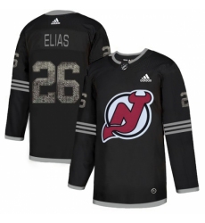 Men's Adidas New Jersey Devils #26 Patrik Elias Black Authentic Classic Stitched NHL Jersey