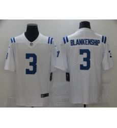 Men's Indianapolis Colts #3 Rodrigo Blankenship White Nike Royal Limited Jersey