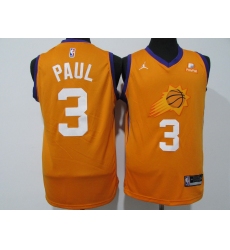 Men's Phoenix Suns #3 Chris Paul Nike Orange Swingman Jersey