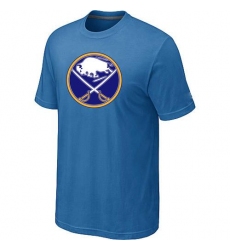NHL Men's Buffalo Sabres Big & Tall Logo T-Shirt - Light Blue