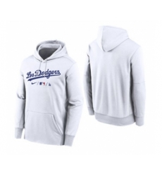 Men's Los Angeles Dodgers White 2021 City Connect Baseball Hoodie