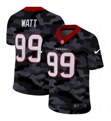 Men's Houston Texans #99 J.J. Watt Camo 2020 Nike Limited Jersey
