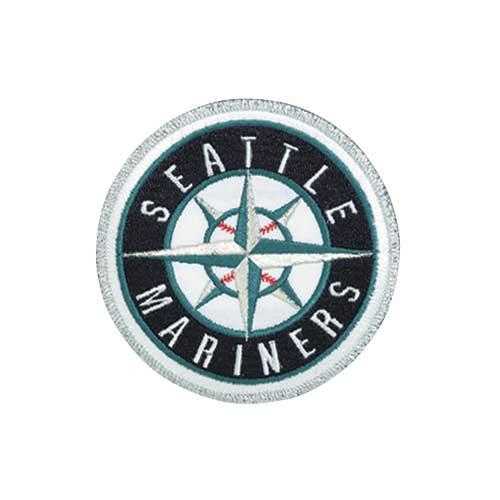 Stitched Baseball Seattle Mariners Home & Away Sleeve Jersey Patch
