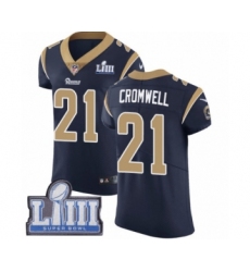 Men's Nike Los Angeles Rams #21 Nolan Cromwell Navy Blue Team Color Vapor Untouchable Elite Player Super Bowl LIII Bound NFL Jersey