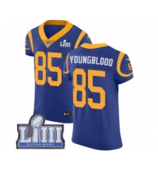 Men's Nike Los Angeles Rams #85 Jack Youngblood Royal Blue Alternate Vapor Untouchable Elite Player Super Bowl LIII Bound NFL Jersey