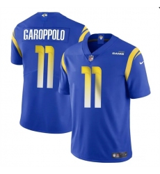 Men's Los Angeles Rams #11 Jimmy Garoppolo Blue Vapor Untouchable Football Stitched Jersey