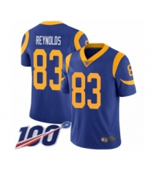 Men's Los Angeles Rams #83 Josh Reynolds Royal Blue Alternate Vapor Untouchable Limited Player 100th Season Football Jersey