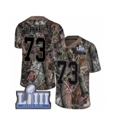 Youth Nike New England Patriots #73 John Hannah Camo Untouchable Limited Super Bowl LIII Bound NFL Jersey