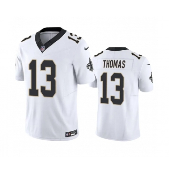 Men's New Orleans Saints #13 Michael Thomas White 2023 F.U.S.E. Vapor Untouchable Limited Stitched Jersey