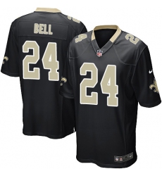 Men's Nike New Orleans Saints #24 Vonn Bell Game Black Team Color NFL Jersey