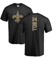 NFL Nike New Orleans Saints #24 Vonn Bell Black Backer T-Shirt