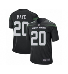 Men's New York Jets #20 Marcus Maye Game Black Alternate Football Jersey
