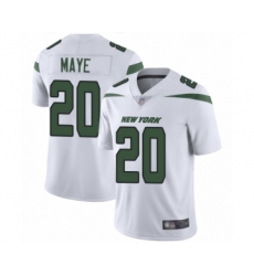 Men's New York Jets #20 Marcus Maye White Vapor Untouchable Limited Player Football Jersey