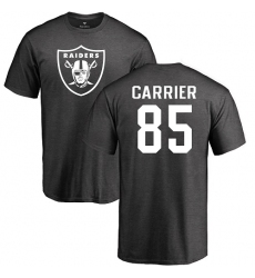 NFL Nike Oakland Raiders #85 Derek Carrier Ash One Color T-Shirt
