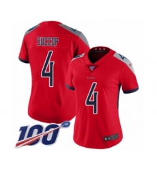 Women's Tennessee Titans #4 Ryan Succop Limited Red Inverted Legend 100th Season Football Jersey