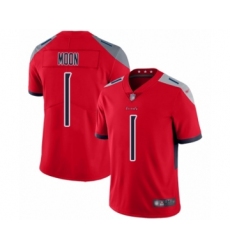 Youth Tennessee Titans #1 Warren Moon Limited Red Inverted Legend Football Jersey