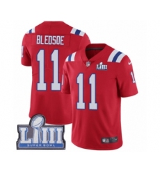 Youth Nike New England Patriots #11 Drew Bledsoe Red Alternate Vapor Untouchable Limited Player Super Bowl LIII Bound NFL Jersey