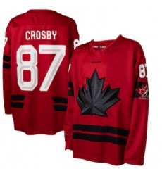 Youth Sidney Crosby #87 Red Hockey Canada 2026 Replica Jersey