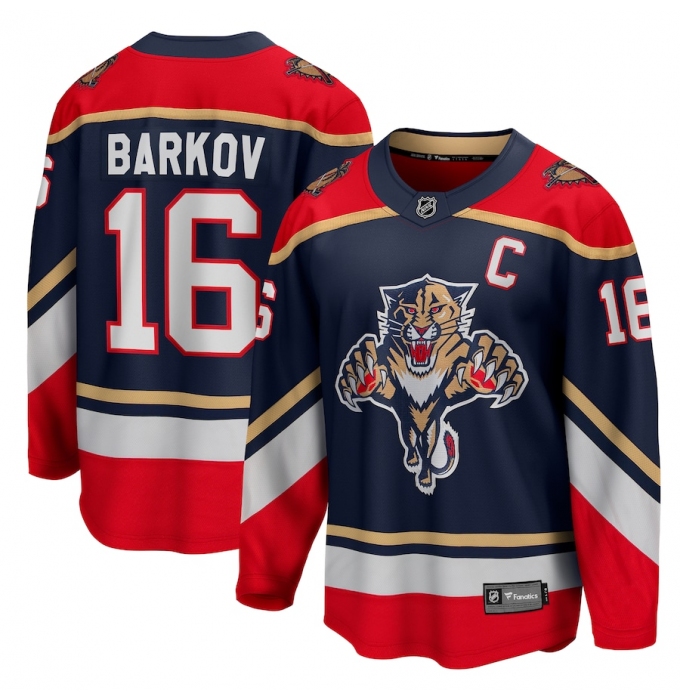 Men's Florida Panthers #16 Aleksander Barkov Fanatics Branded Blue 2020-21 Special Edition Breakaway Player Jersey