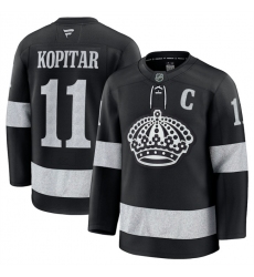 Men's Los Angeles Kings #11 Anze Kopitar Black Alternate Stitched Hockey Jersey