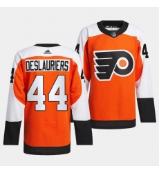 Men's Philadelphia Flyers #44 Nicolas Deslauriers 2023-24 Orange Stitched Jersey