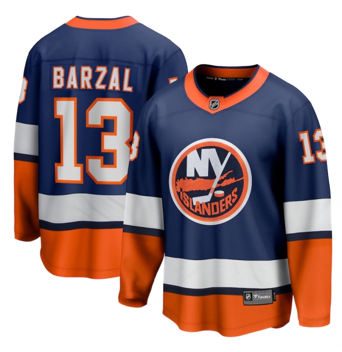 Men's New York Islanders #13 Mathew Barzal Fanatics Branded Orange 2020-21 Special Edition Breakaway Player Jersey