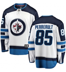 Youth Winnipeg Jets #85 Mathieu Perreault Fanatics Branded White Away Breakaway NHL Jersey