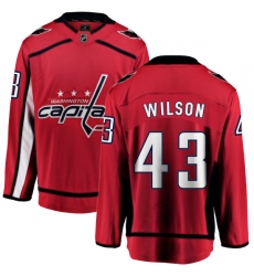 Men's Washington Capitals #43 Tom Wilson Fanatics Branded Red Home Breakaway NHL Jersey