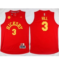 Pacers #3 George Hill Red Hardwood Classics Stitched NBA Jersey