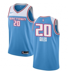 Women's Nike Sacramento Kings #20 Harry Giles Swingman Blue NBA Jersey - 2018  19 City Edition