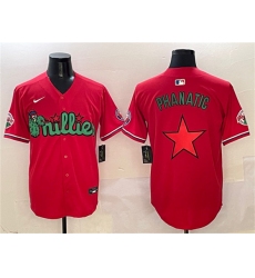 Men's Philadelphia Phillies Red Phanatic Limited Stitched Jersey