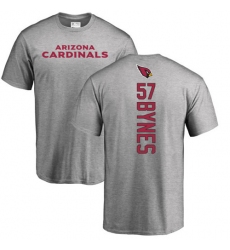 NFL Nike Arizona Cardinals #57 Josh Bynes Ash Backer T-Shirt