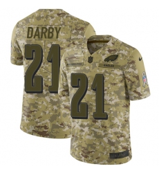 Youth Nike Philadelphia Eagles #21 Ronald Darby Limited Camo 2018 Salute to Service NFL Jersey