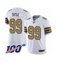 Youth New Orleans Saints #26 P.J. Williams Limited White Rush Vapor Untouchable 100th Season Football Jersey