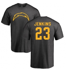 NFL Nike Los Angeles Chargers #23 Rayshawn Jenkins Ash One Color T-Shirte