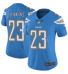 Women's Nike Los Angeles Chargers #23 Rayshawn Jenkins Electric Blue Alternate Vapor Untouchable Limited Player NFL Jerse