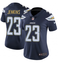 Women's Nike Los Angeles Chargers #23 Rayshawn Jenkins Navy Blue Team Color Vapor Untouchable Limited Player NFL Jersey