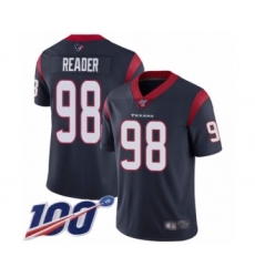 Men's Houston Texans #98 D.J. Reader Navy Blue Team Color Vapor Untouchable Limited Player 100th Season Football Jersey