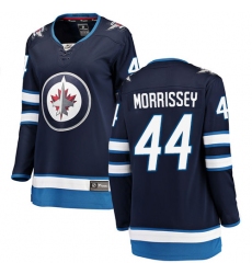 Women's Winnipeg Jets #44 Josh Morrissey Fanatics Branded Navy Blue Home Breakaway NHL Jersey