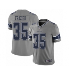 Youth Dallas Cowboys #35 Kavon Frazier Limited Gray Inverted Legend Football Jersey