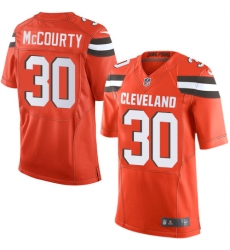 Men's Nike Cleveland Browns #30 Jason McCourty Elite Orange Alternate NFL Jersey