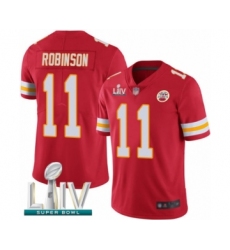 Youth Kansas City Chiefs #11 Demarcus Robinson Red Team Color Vapor Untouchable Limited Player Super Bowl LIV Bound Football Jersey