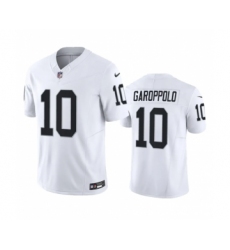 Men's Las Vegas Raiders #10 Jimmy Garoppolo White 2023 F.U.S.E Vapor Untouchable Stitched Football Jersey