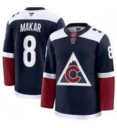 Men's Colorado Avalanche #8 Cale Makar Navy 2024-25 Alternate Stitched Jersey