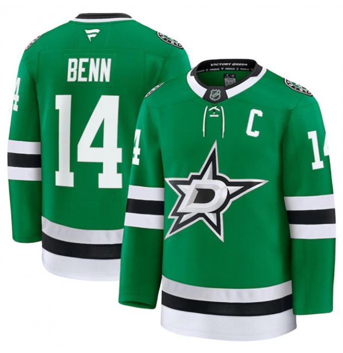 Men's Dallas Stars Active Player Custom Green 2024-25 Home Stitched Hockey Jersey