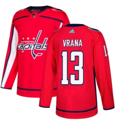 Youth Adidas Washington Capitals #13 Jakub Vrana Authentic Red Home NHL Jersey