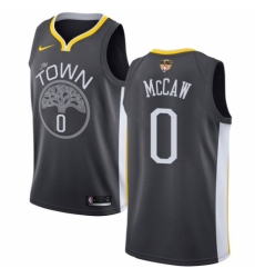 Youth Nike Golden State Warriors #0 Patrick McCaw Swingman Black Alternate 2018 NBA Finals Bound NBA Jersey - Statement Edition