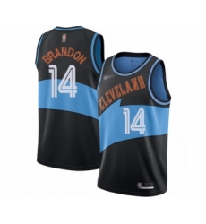 Youth Cleveland Cavaliers #14 Terrell Brandon Swingman Black Hardwood Classics Finished Basketball Jersey
